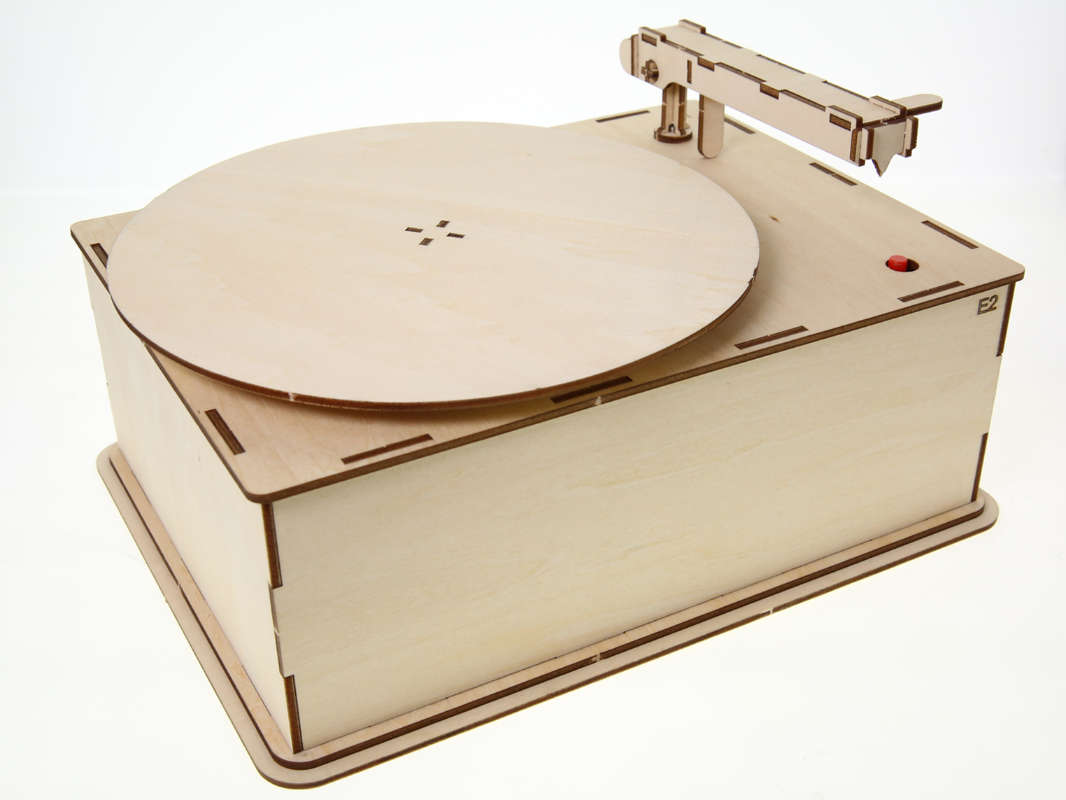 木质唱片机实物图