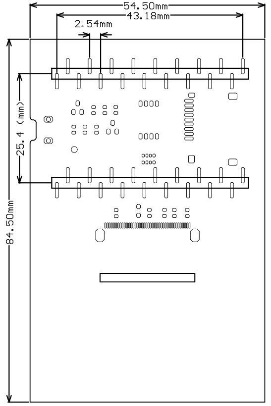 Fig1:FireBeetle Covers-3.5" TFT LCD Display尺寸图 Fig1:FireBeetle Covers-3.5" TFT LCD Display尺寸图