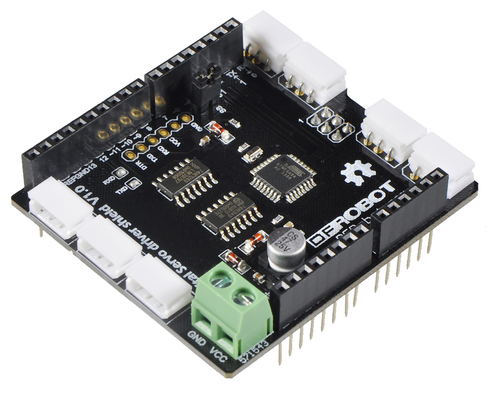 Digital Servo Shield for Ardhuino_DRI0027 Digital Servo Shield for Ardhuino_DRI0027