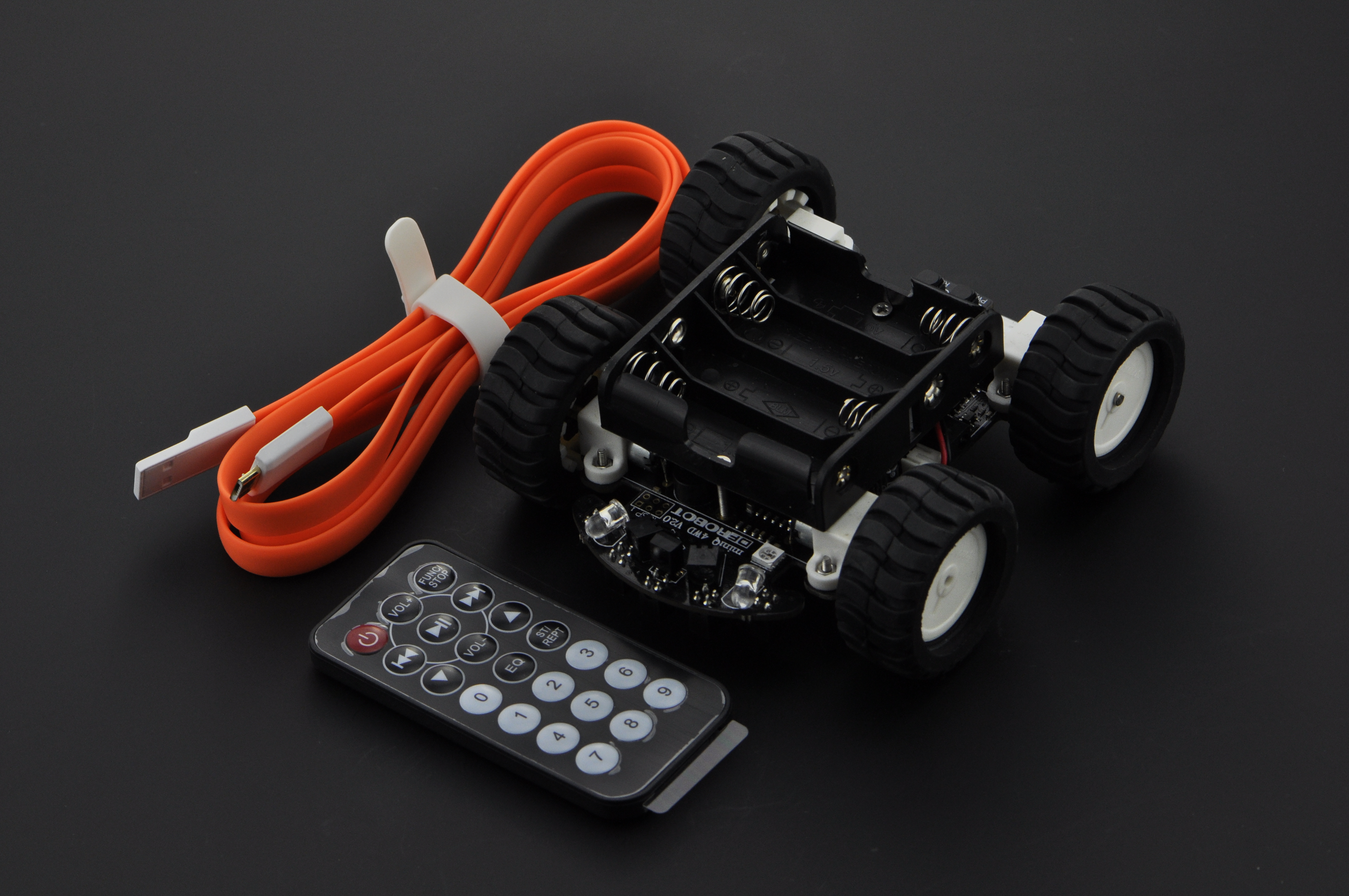 基于Arduino的miniQ 4WD 教育机器人平台(SKU:ROB0050)