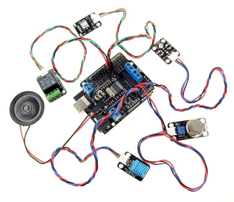 Smart Home kit for Arduino(SKU:KIT0005) Smart Home kit for Arduino(SKU:KIT0005)