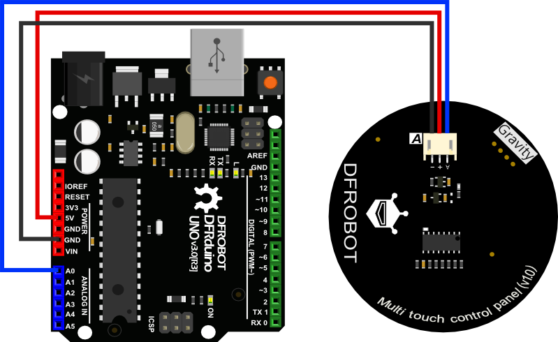 Arduino_Multi touch control panel