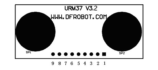 URM37 V3.2模块正面管脚