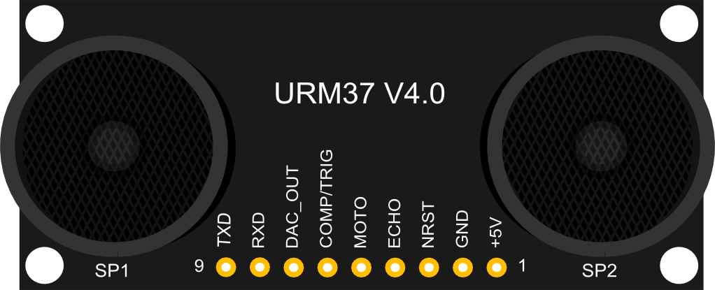 URM37 V4.0模块正面管脚